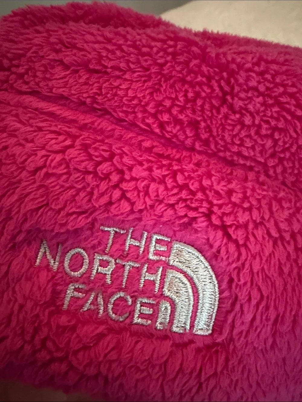 The North Face Kids Hot Pink Fleece Beanie